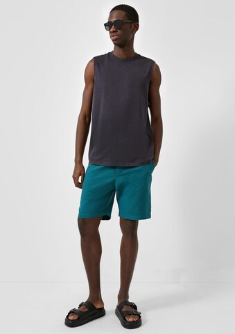 QS Regular Shorts in Blau