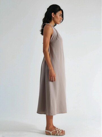 Busem Dress in Brown