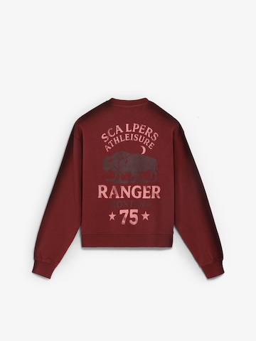 Sweat-shirt ' ' Scalpers en rouge