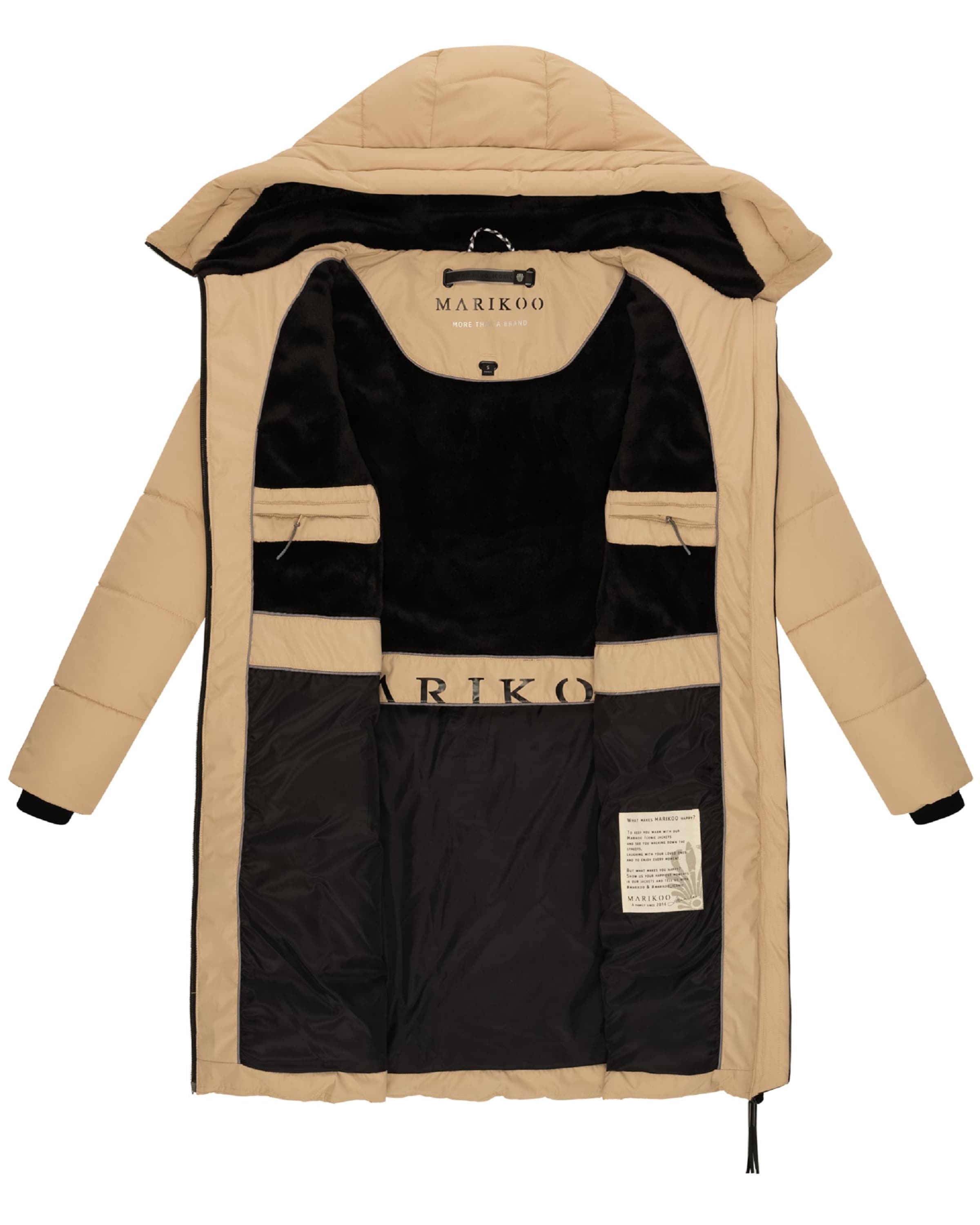 MARIKOO Χειμερινό παλτό 'Natsukoo XVI' σε μπεζ