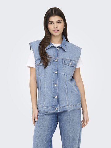 Gilet 'ONLMyrna' ONLY en bleu : devant