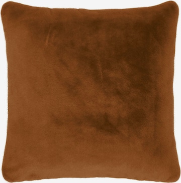 ESSENZA Pillow 'Furry' in Brown: front