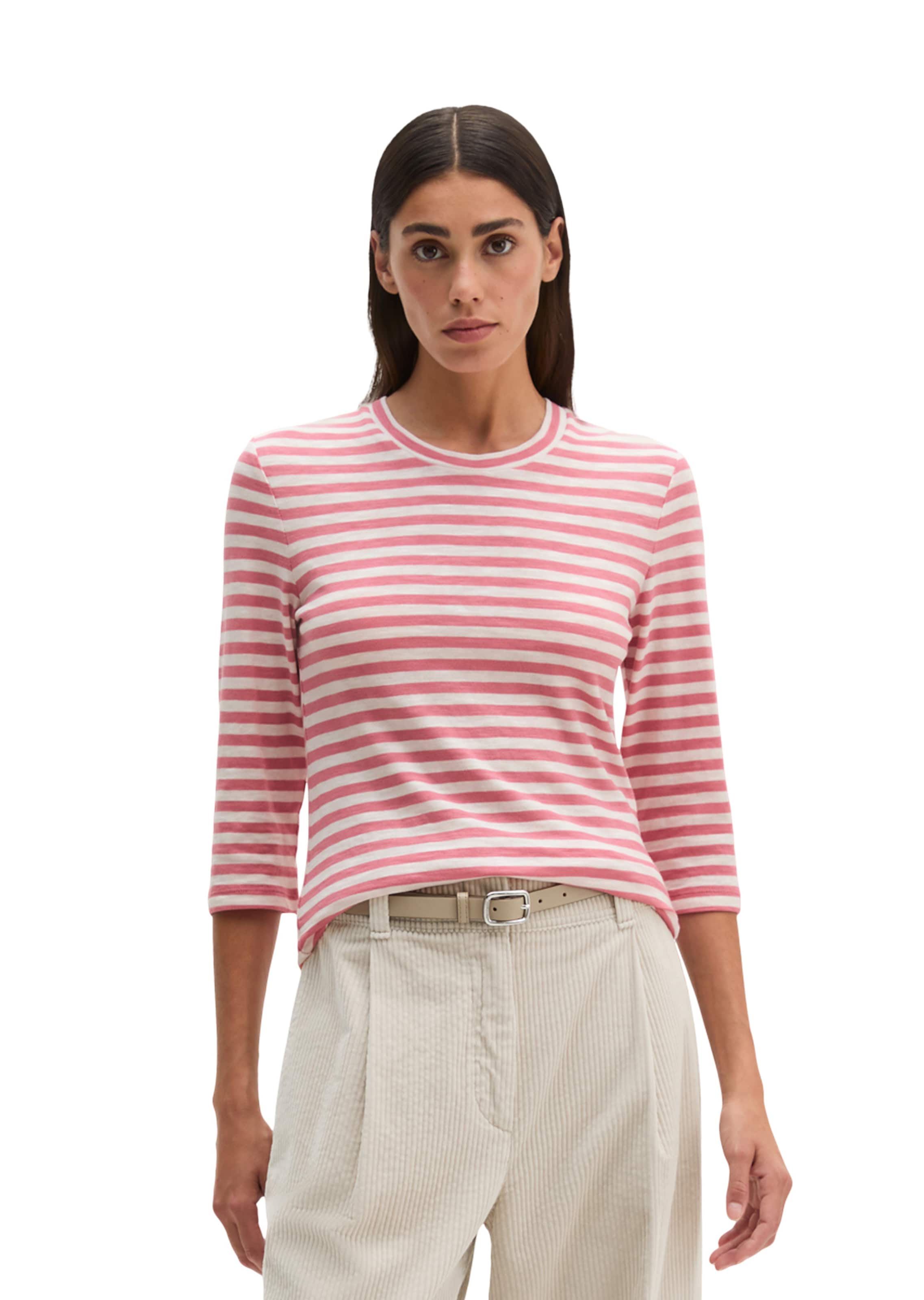 Marc O'Polo Shirt in Roze: voorkant