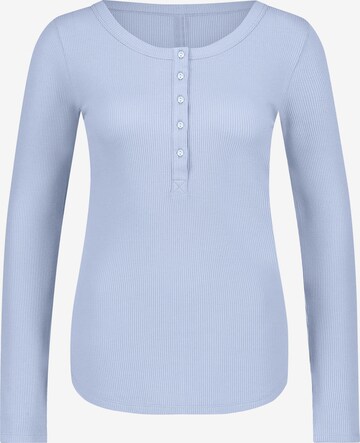 Hunkemöller Pajama Shirt in Blue: front