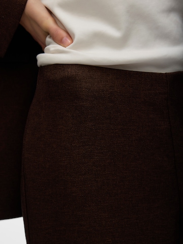 VERO MODA Wide leg Pants in Brown