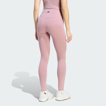 ADIDAS PERFORMANCE Skinny Sportbroek 'Studio All Me' in Lila