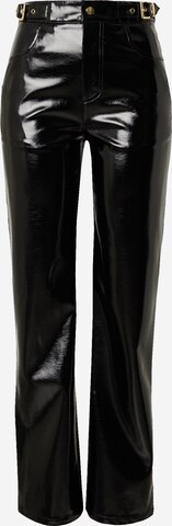 Hoermanseder x About You Regular Trousers 'Kaori' in Black: front