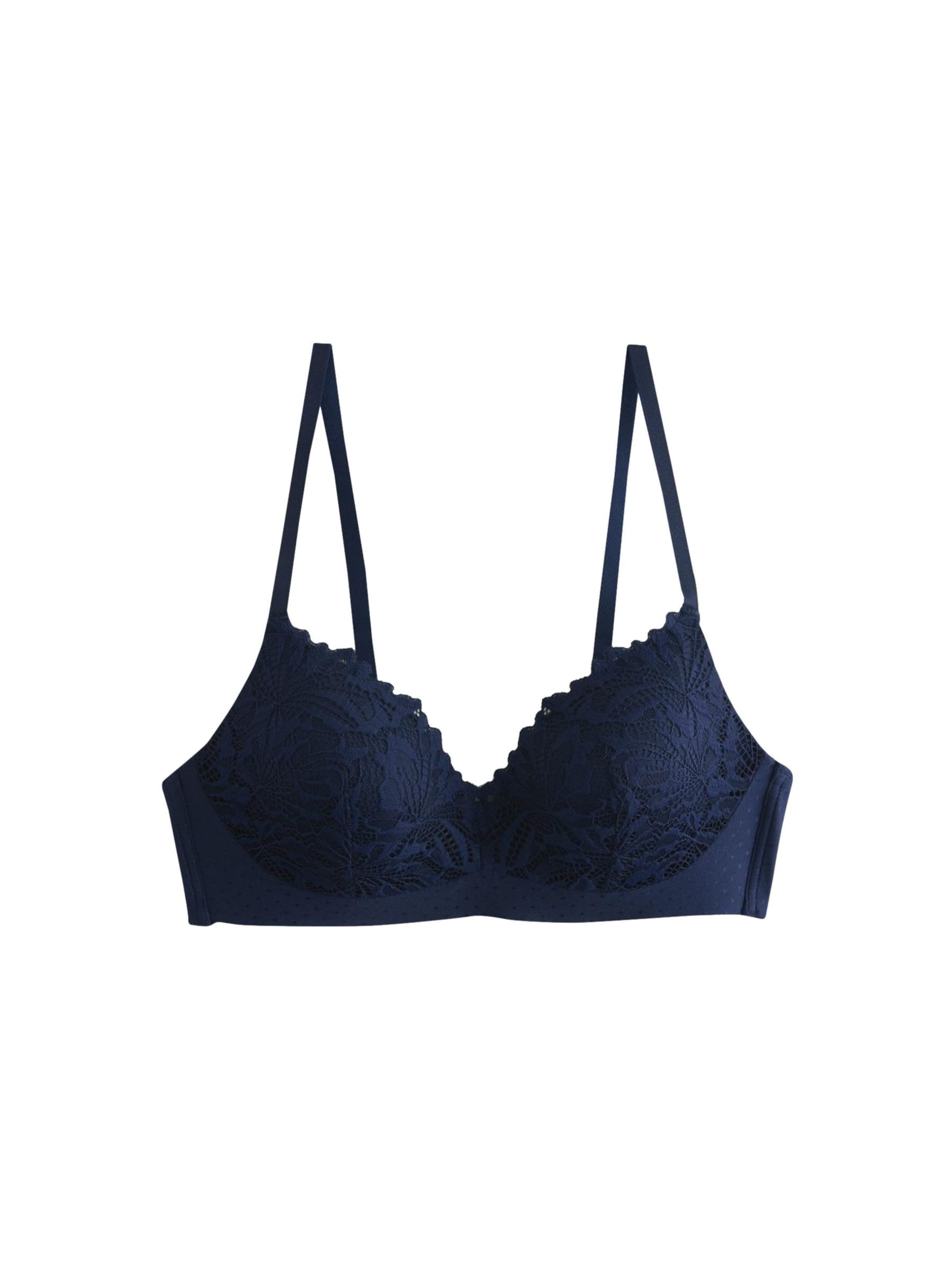 Sutien de tricou Sutien de la Next pe albastru: față