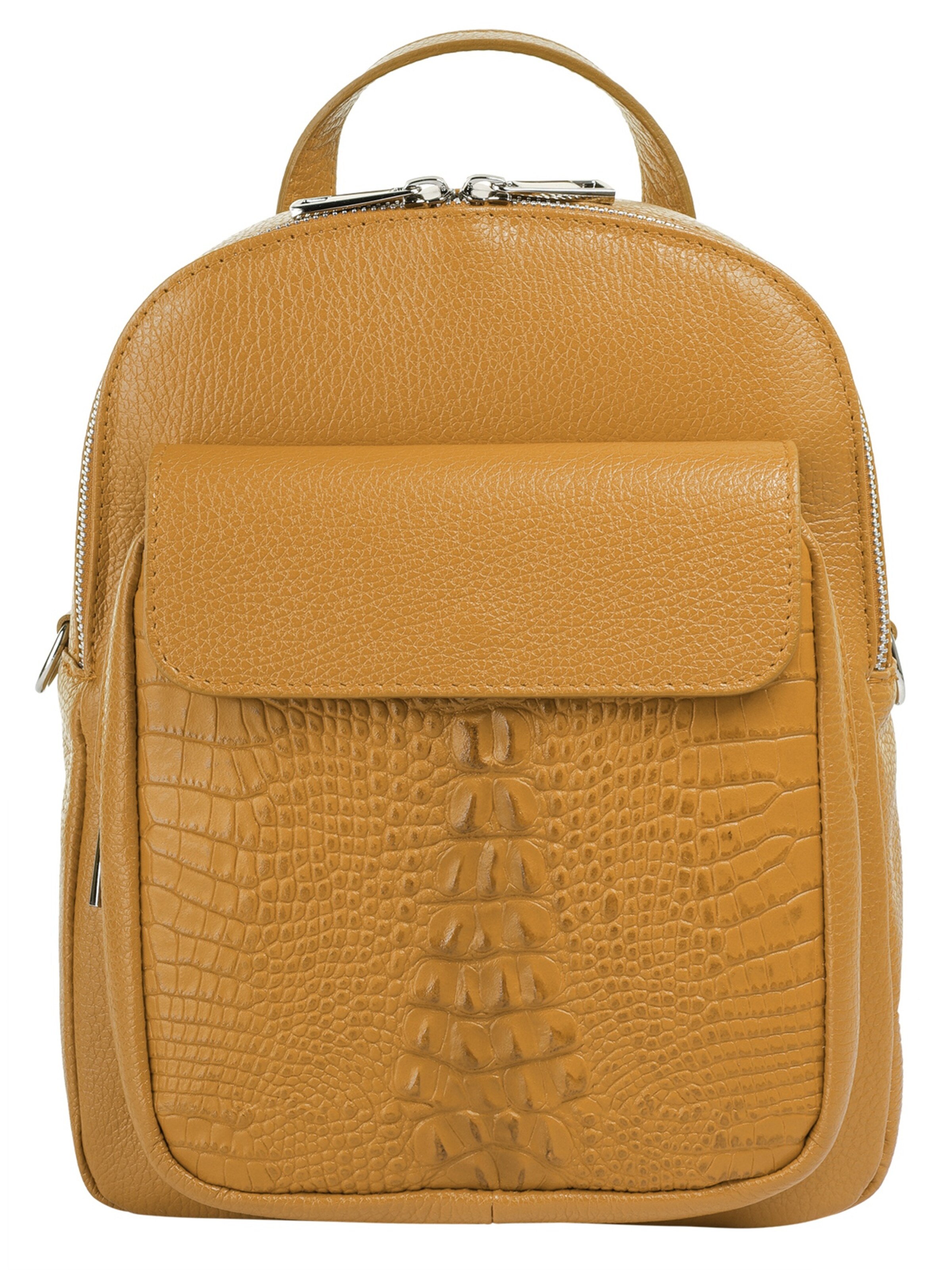 Sac à dos Cluty en jaune : devant