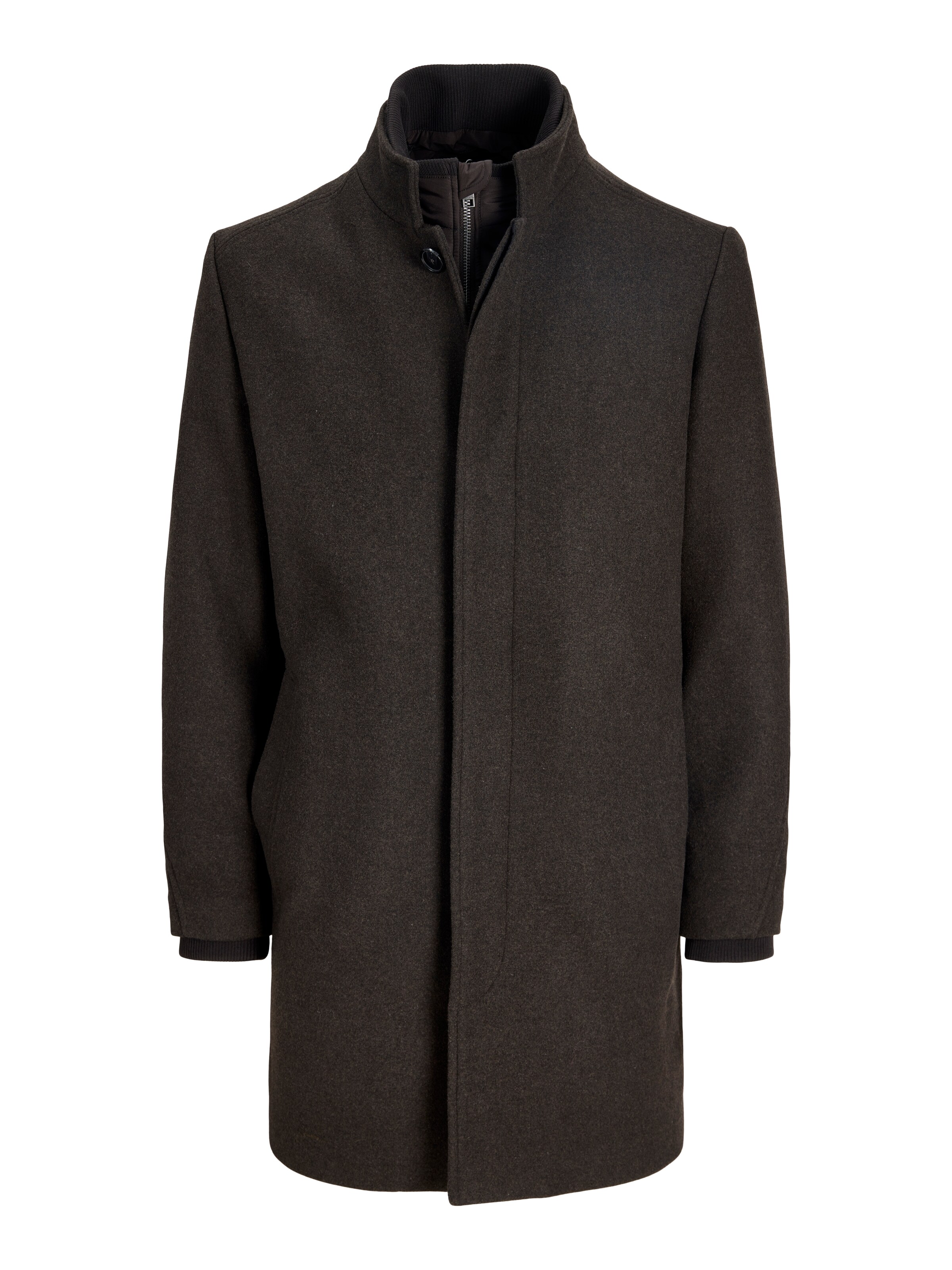 Cappotto di mezza stagione 'JJEMELTON' in XS JACK & JONES di colore cioccolato, Visualizzazione prodotti