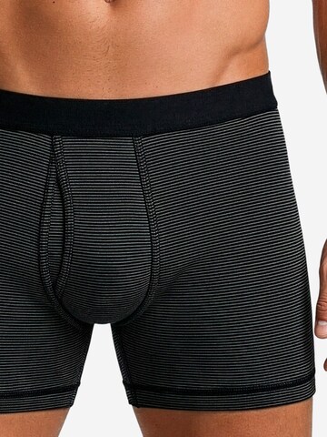 ESGE Boxer shorts 'Feinripp Ringel' in Black