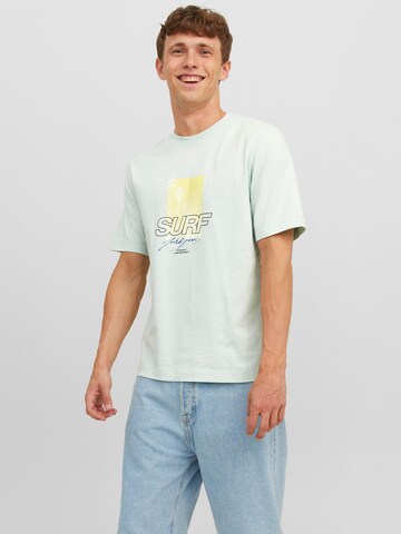 JACK & JONES T-Shirt 'TULUM' in Blau: Vorderseite
