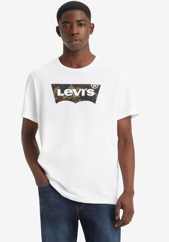 LEVI'S ® - regular Camiseta 'Graphic Set In Neck' en blanco: frente