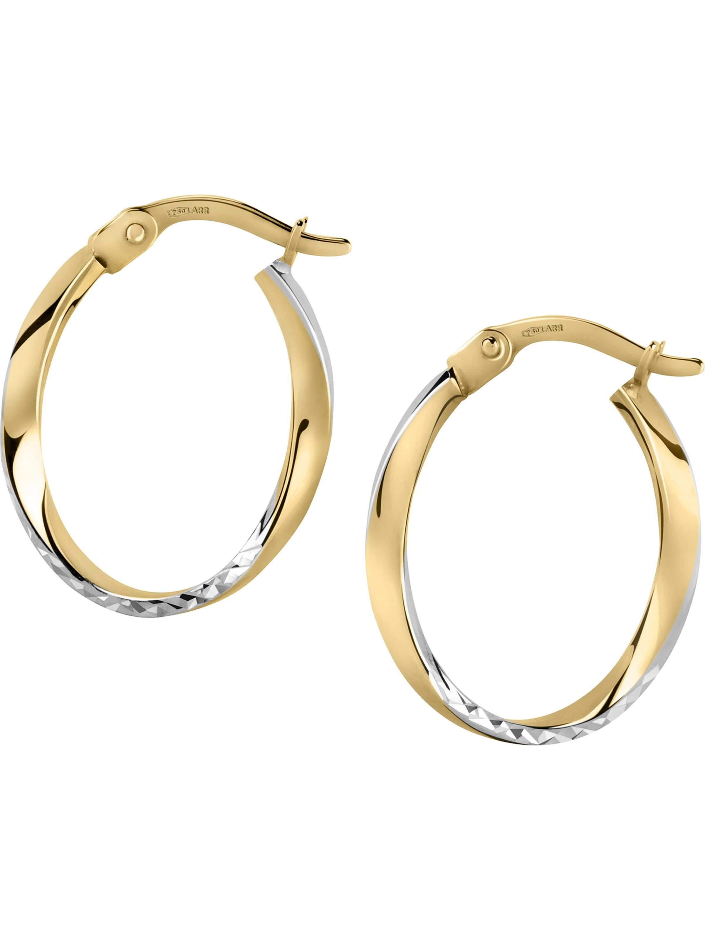 CHRIST Ohrringe in Gold