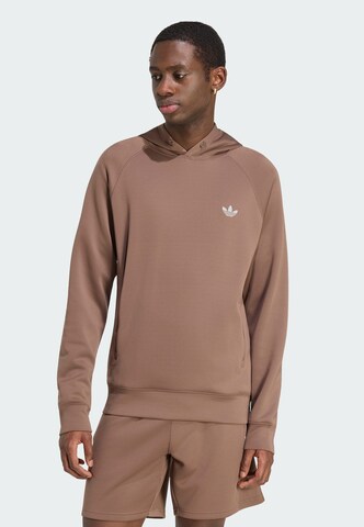 ADIDAS ORIGINALS - Sudadera 'Trefoil Essentials' en marrón: frente