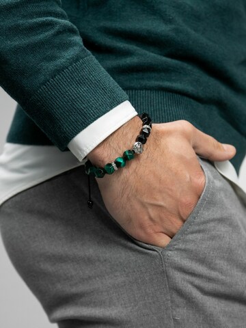 GT Collection Armband 'Wildcat King' in Grün
