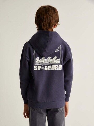 Scalpers Sweat jacket 'Inca' in Blue