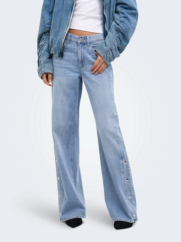 Wide leg Jeans 'ONLHOPE' de la ONLY pe albastru: față