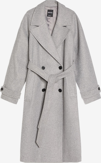 Bershka Přechodný kabát - šedý melír, Produkt