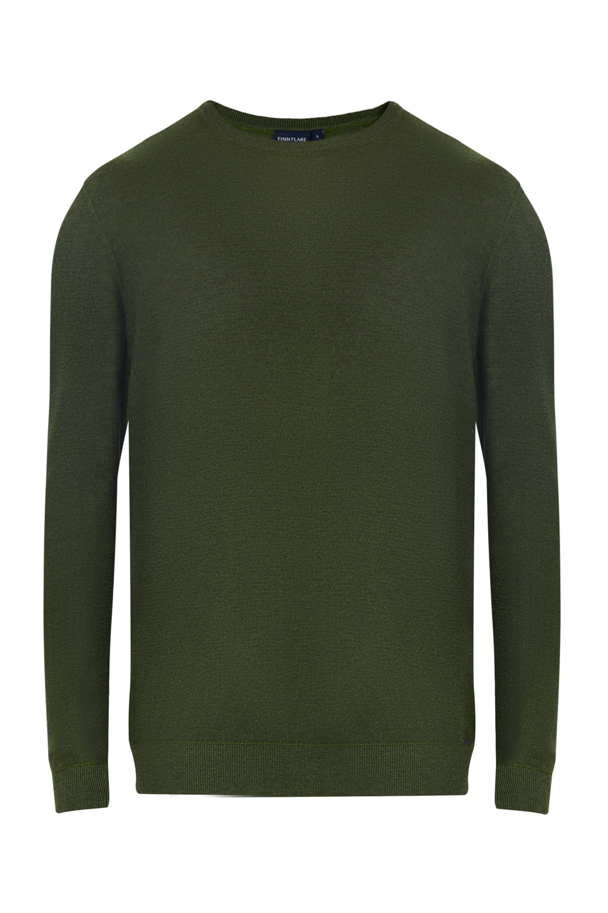 Finn Flare Trui 'Classic' in Groen: voorkant