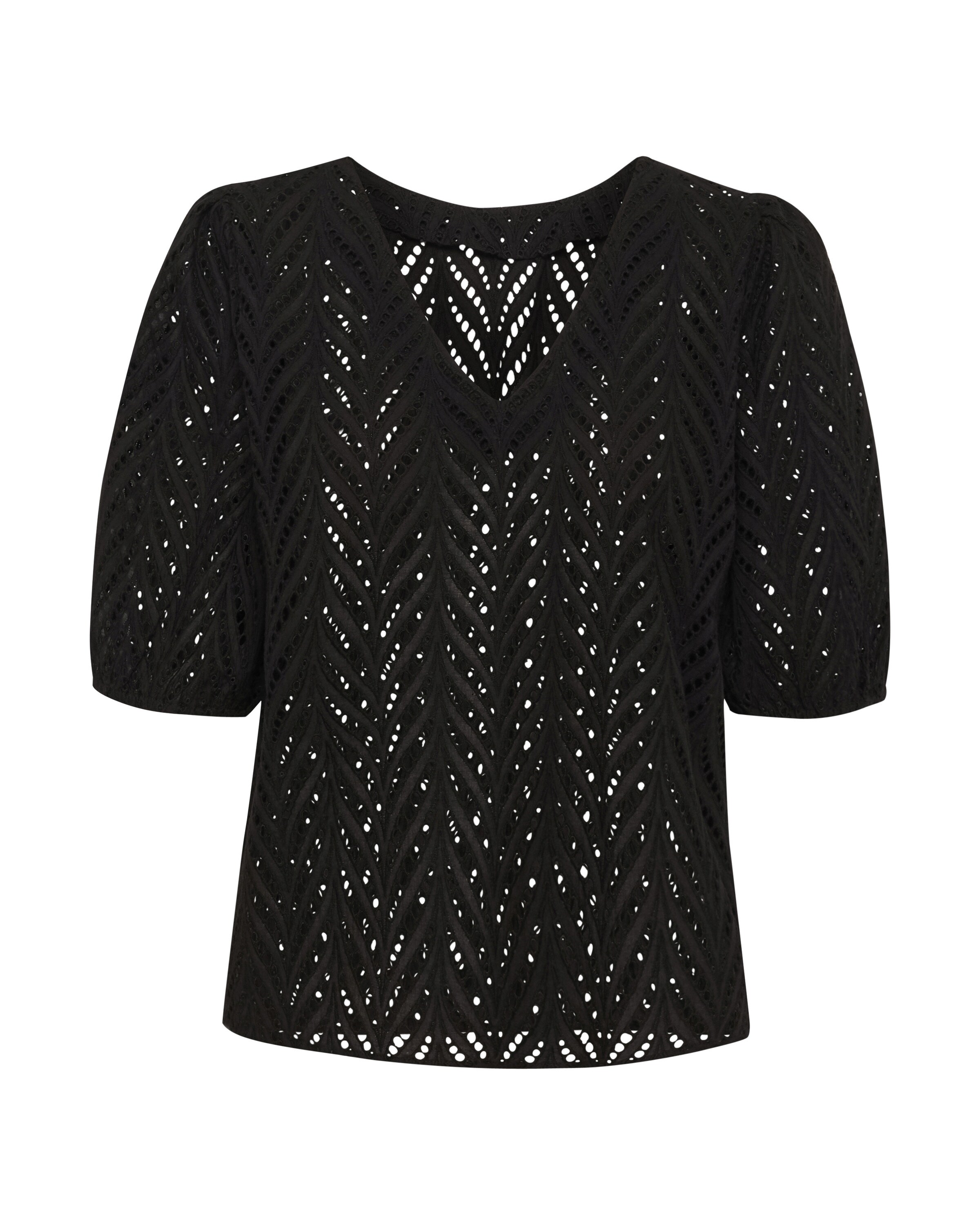 Kaffe Bluse 'Masha' i sort: forside