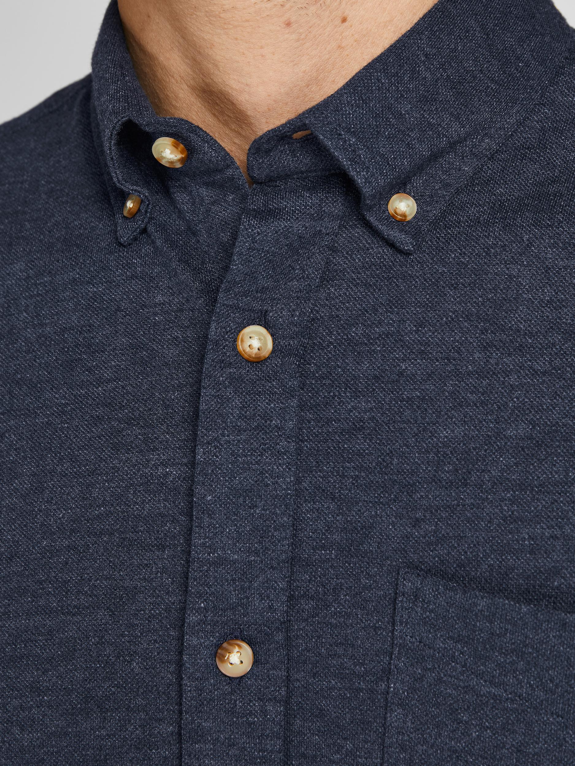 Uomo Camicie da uomo JACK & JONES Camicia in Blu Notte 
