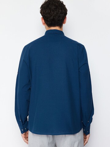 Trendyol Regular fit Overhemd in Blauw