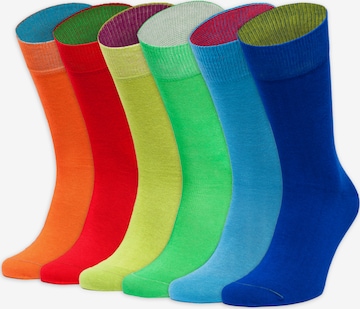 Chaussettes Von Jungfeld en mélange de couleurs