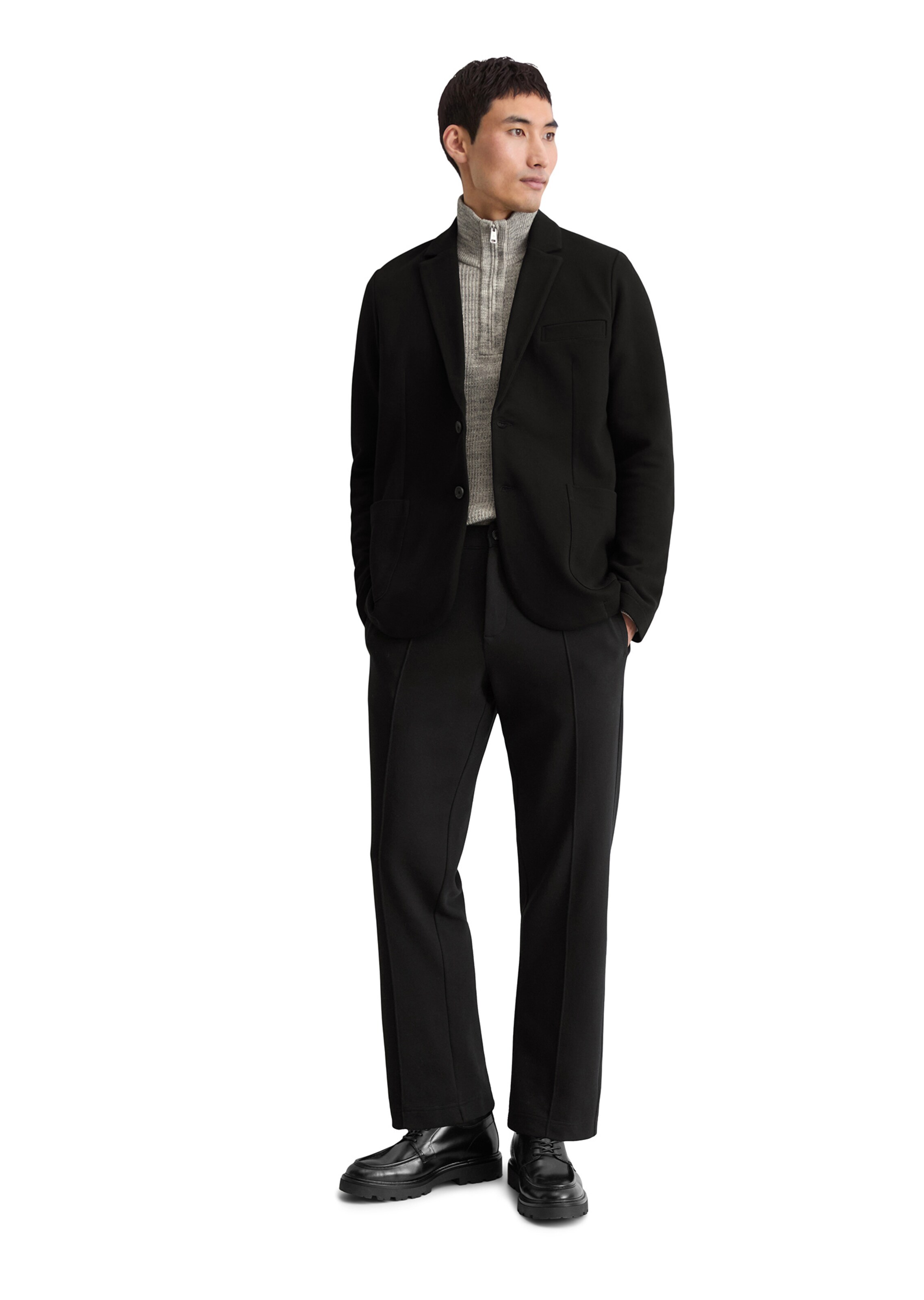 Marc O'Polo Sweatjacke in Schwarz