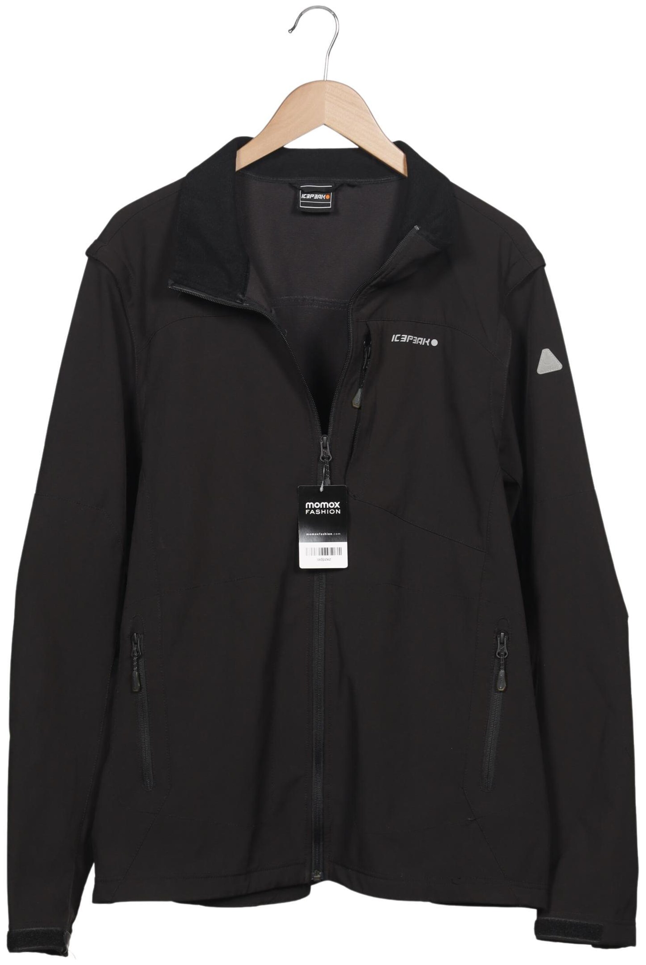 ICEPEAK Jacket & Coat in XXL in Black: front