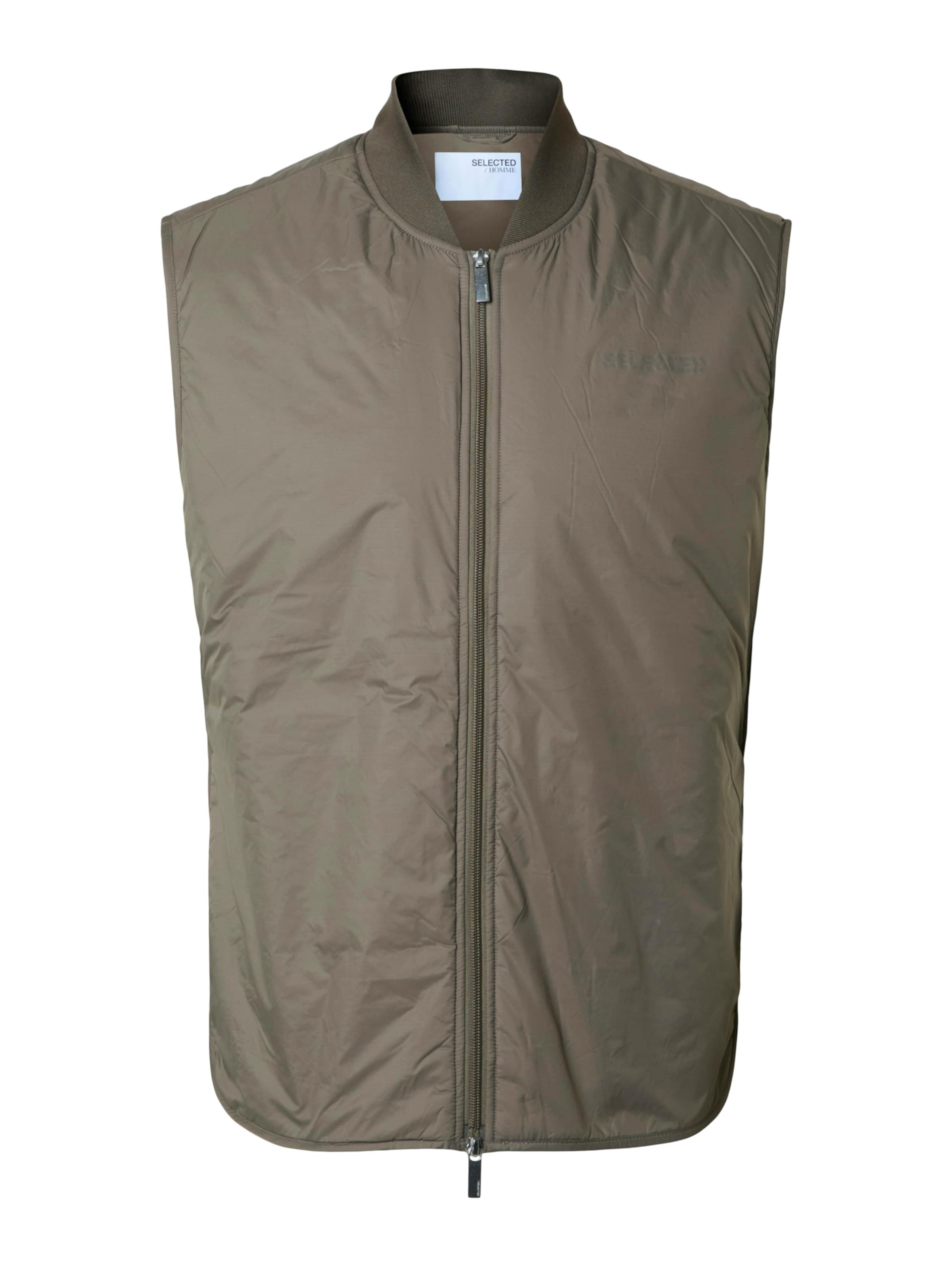 SELECTED Vest 'SLHTHOMAS' in Grey: front