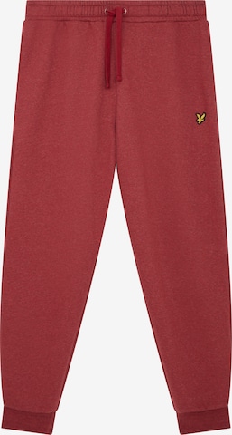 Effilé Pantalon Lyle & Scott en rouge : devant