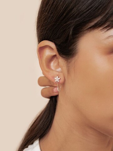 Hey Happiness Ohrringe 'Petal Blossom' in Silber