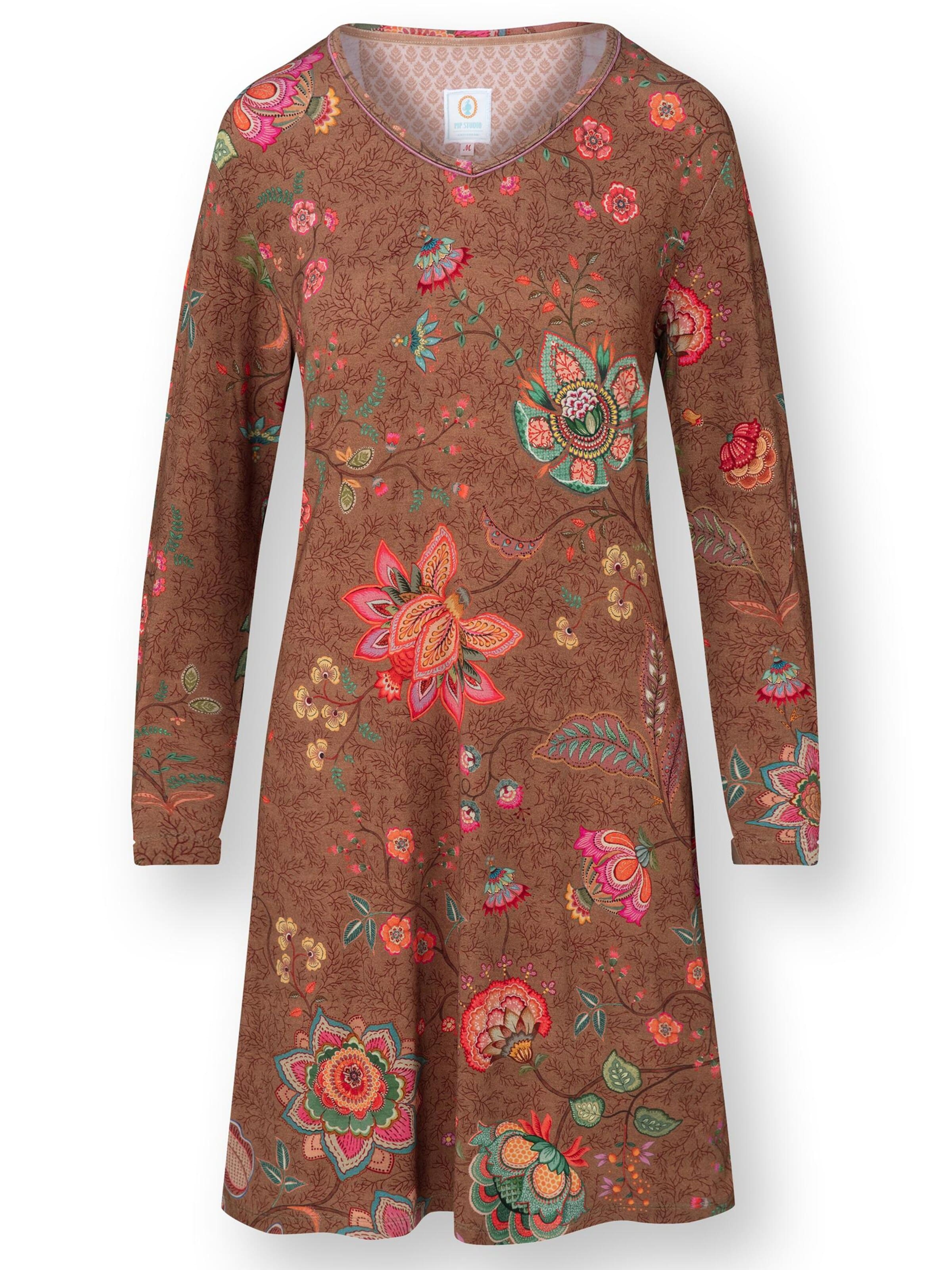 PIP STUDIO Nightgown in Brown: front
