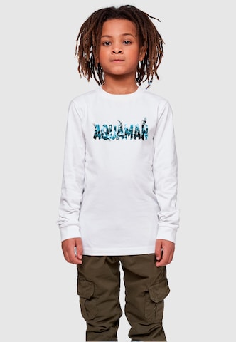 ABSOLUTE CULT Shirt 'Aquaman' in Wit: voorkant