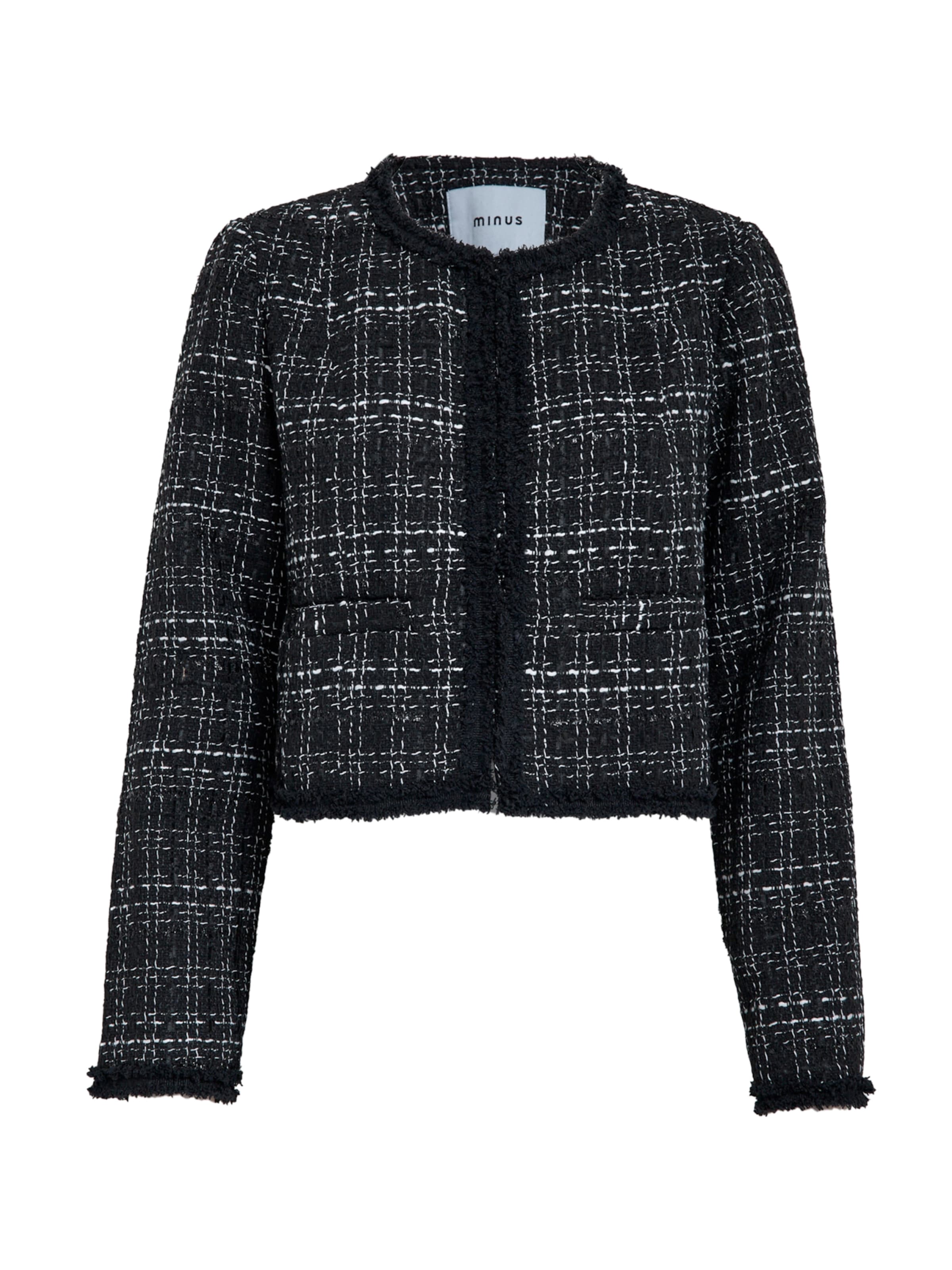 minus - Chaqueta de entretiempo 'Briana' en negro: frente