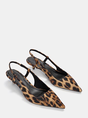Pull&Bear Slingpumps in Beige