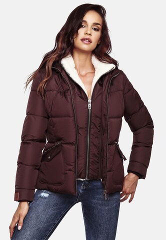 NAVAHOO Winter Jacket 'Megan' in Red