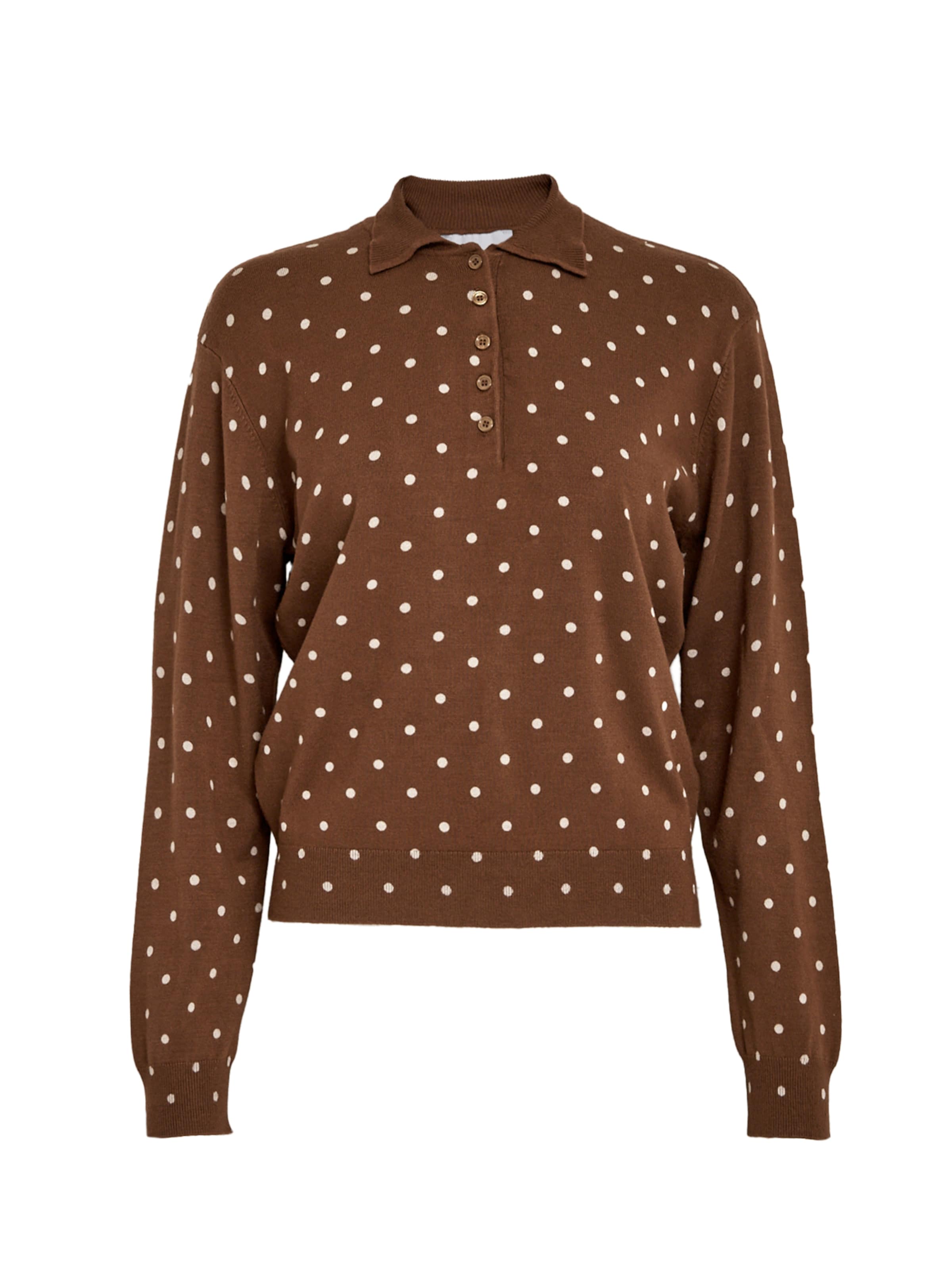 minus - Pullover 'Sindy' em castanho: frente