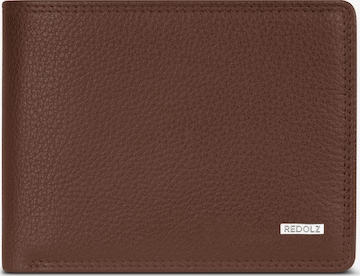 Redolz Wallet 'Essentials' in Brown: front