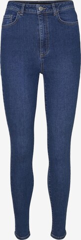 VERO MODA Skinny Jeans 'SANDRA' in Blauw: voorkant