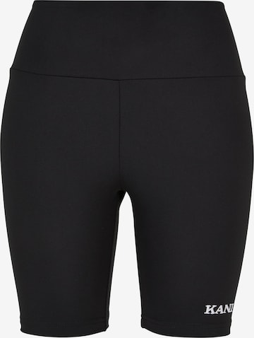 Karl Kani Skinny Pants in Black: front
