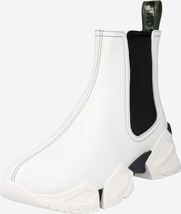 F_WD Chelsea Boots 'MASDAR' i hvid: forside