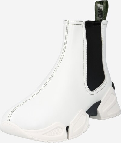 F_WD Chelsea Boots 'MASDAR' in schwarz / weiß, Produktansicht