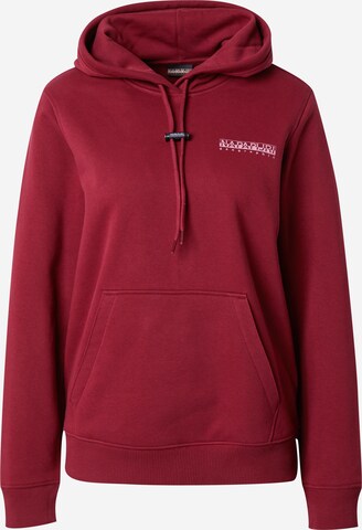 NAPAPIJRI Sweatshirt 'ROPE' in Red: front