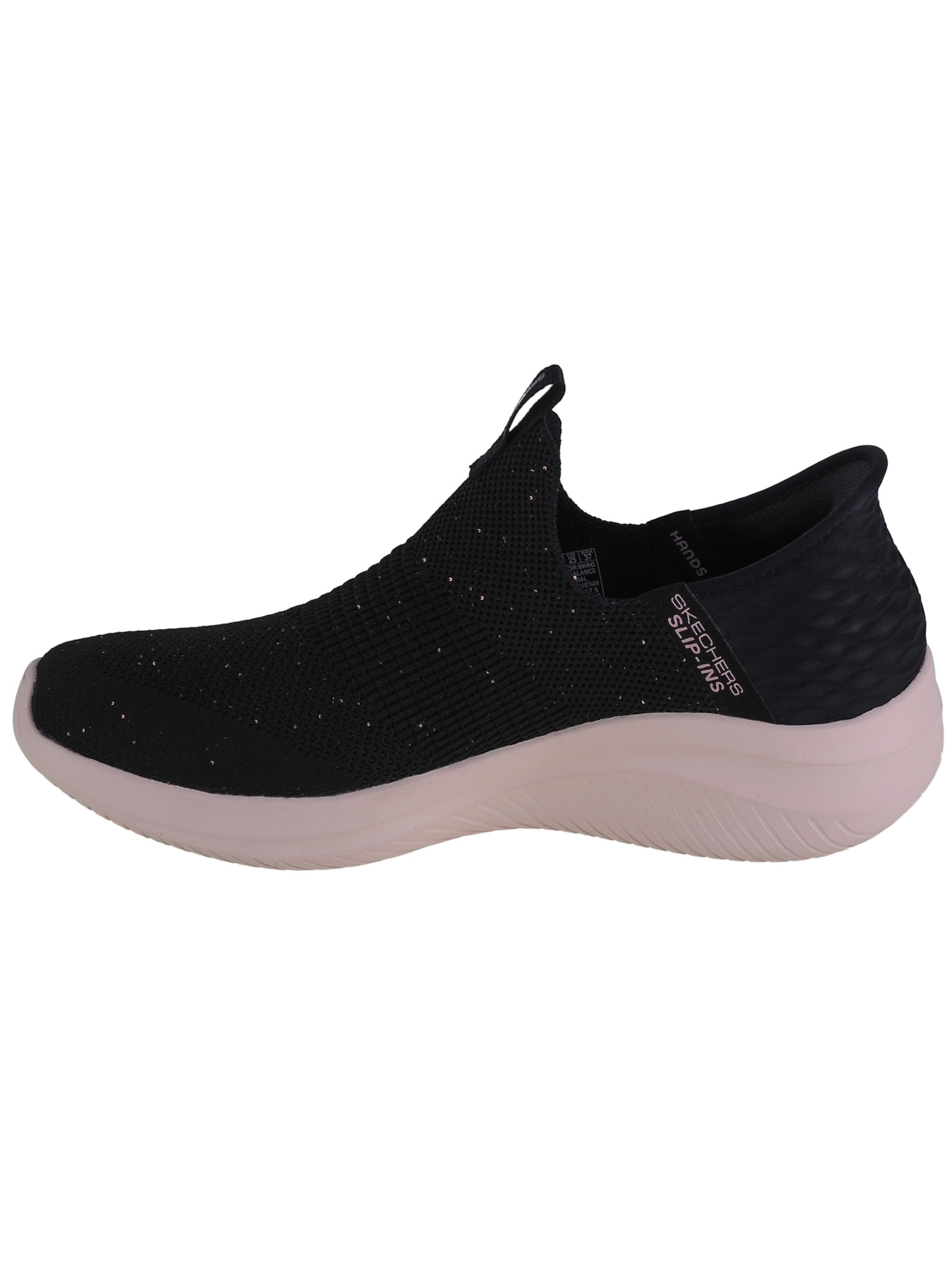 SKECHERS Slip-Ons in Black: front