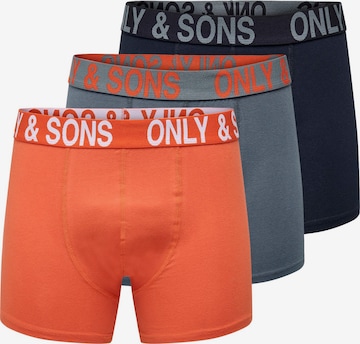 Only & Sons Boxershorts in Blau: predná strana