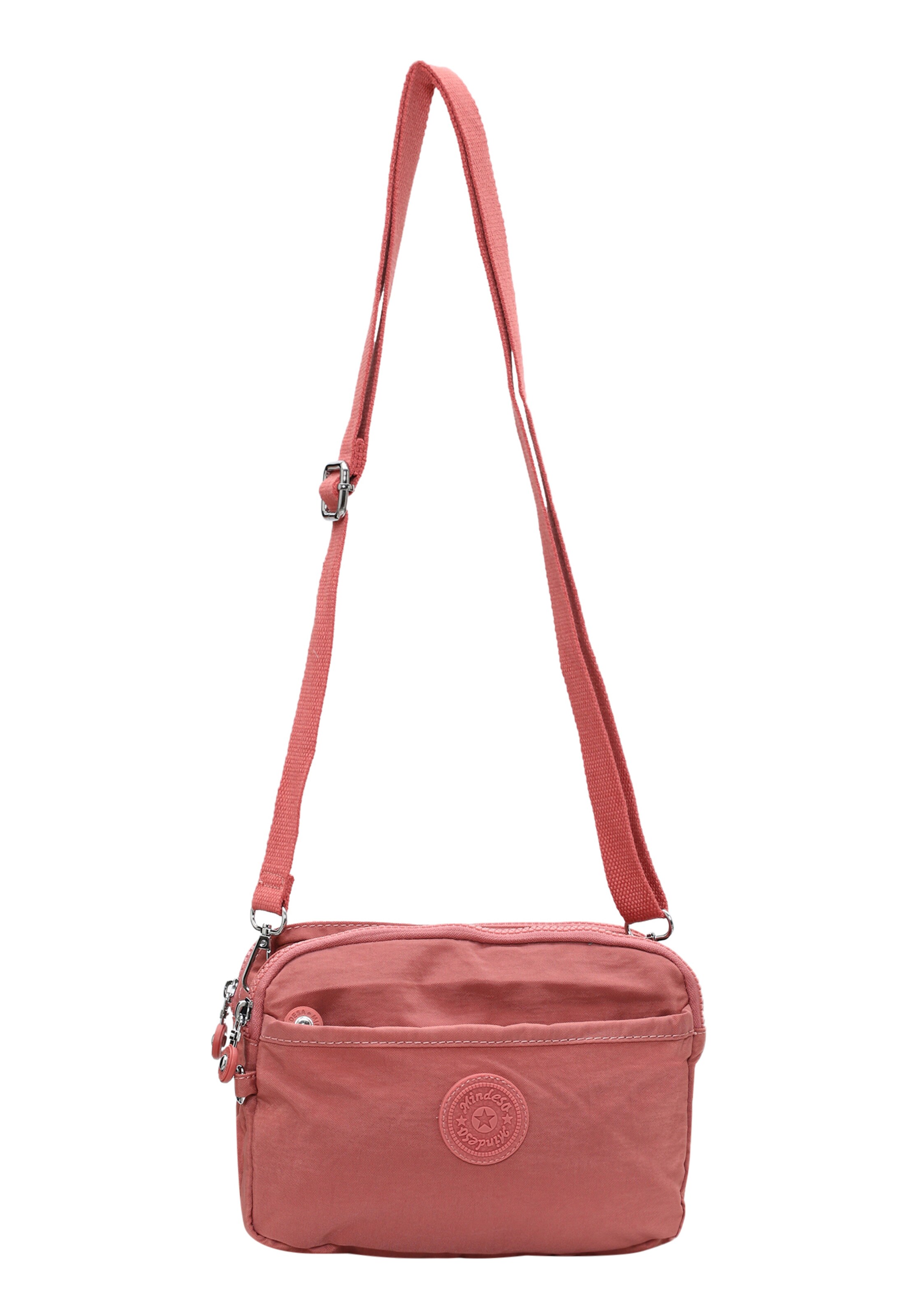 Mindesa - Mala de ombro em vermelho: frente