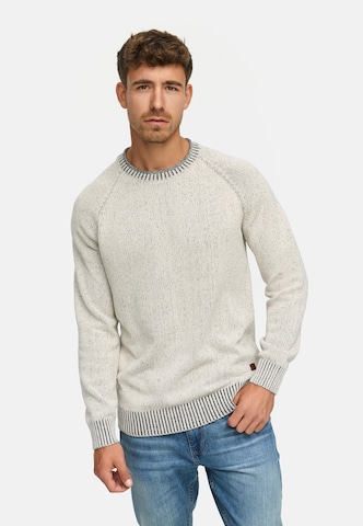 INDICODE JEANS Sweater 'Massum' in Grey: front