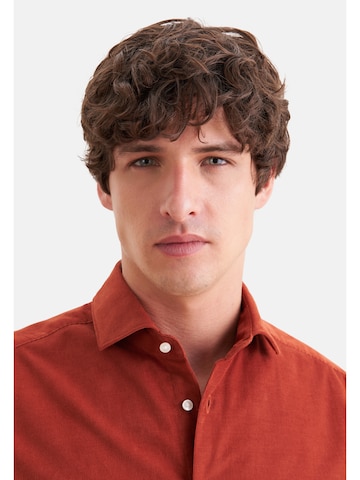SEIDENSTICKER Regular fit Button Up Shirt in Orange